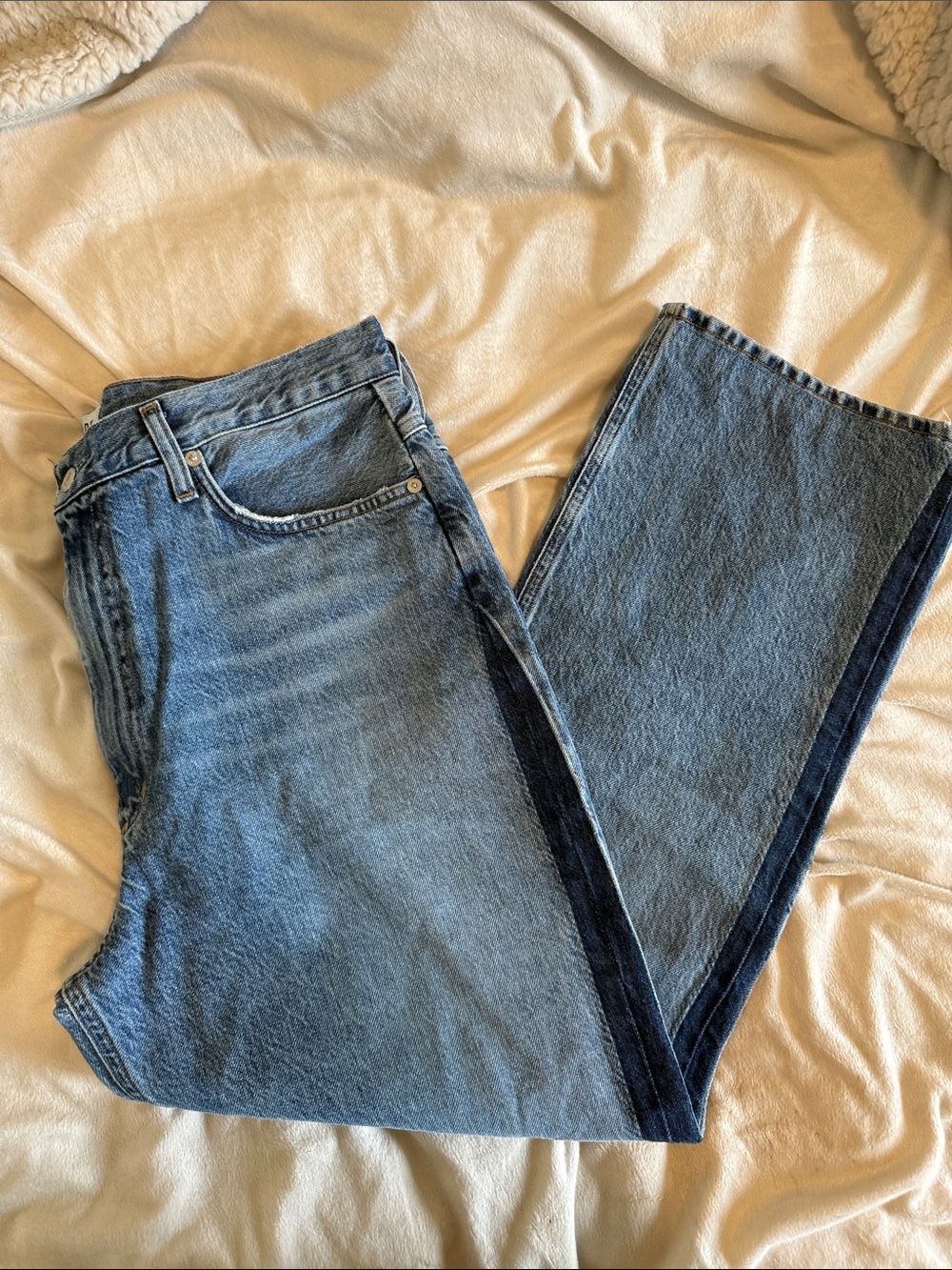 Agolde Cropped Flare Denim
